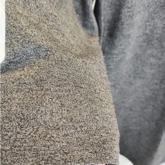 J. Jill Wherever Collection 3/4 Sleeve V-Neck Gray Melange Top, M - Picture 3 of 8